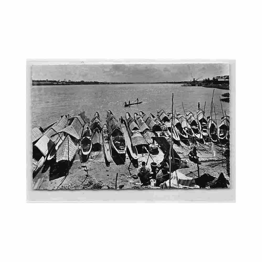 congo kinshasa pirogues lokele hoa qui 2360 congo kinshasa pirogues lokele ed hoa qui 2360 Vintage A4 Photo Print