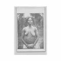 congo kinshasa woman with scarification Vintage A4 Photo Print