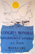 congres mondial by picasso Vintage Advert A4 Photo Print