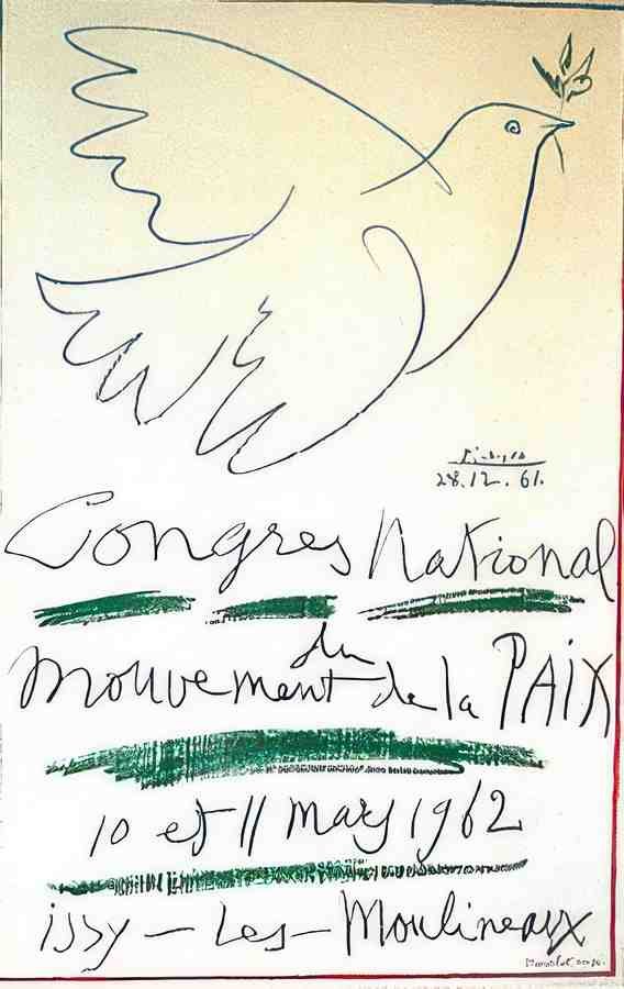congres national by Picasso Vintage Advert A4 Photo Print
