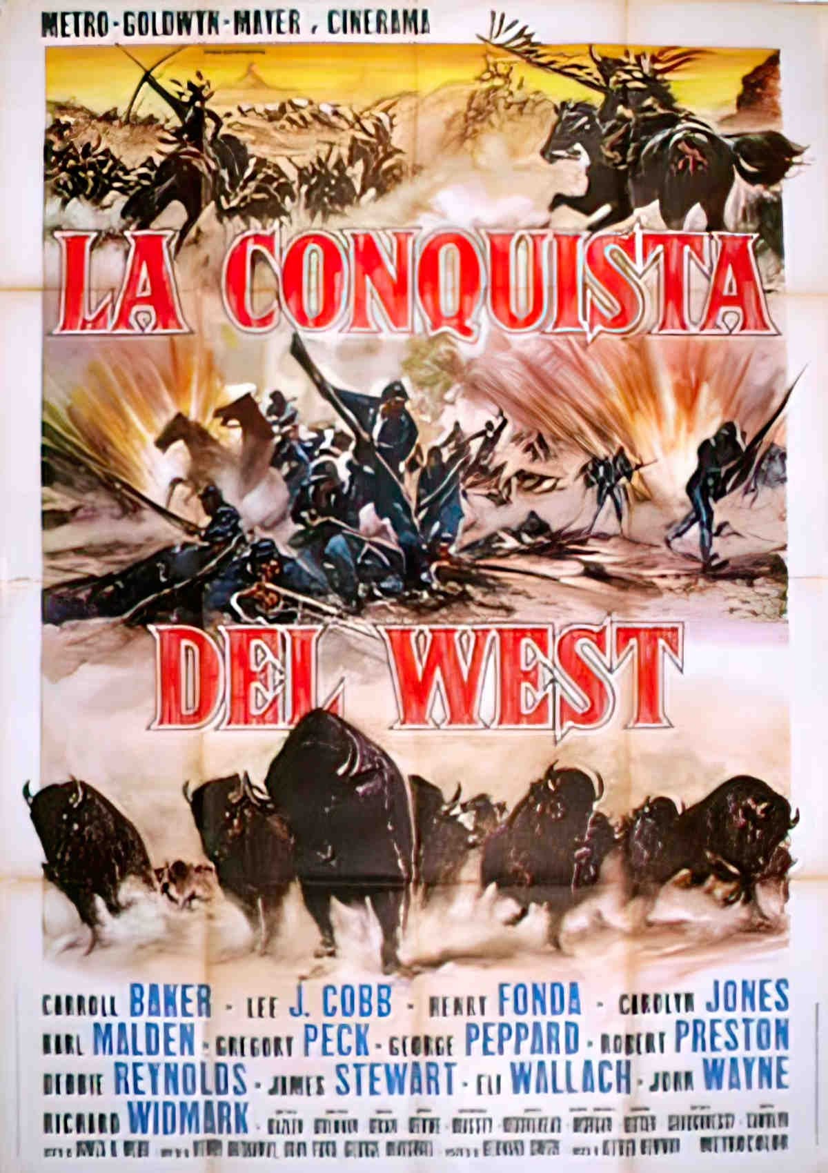 conquete de l ouest ital 4F Advert A4 Photo Print