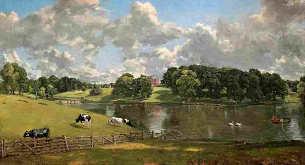 constable wivenhoe park Art A4 Photo Print