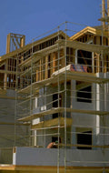 construction building frame 1980s 1990s A4 Photo Print