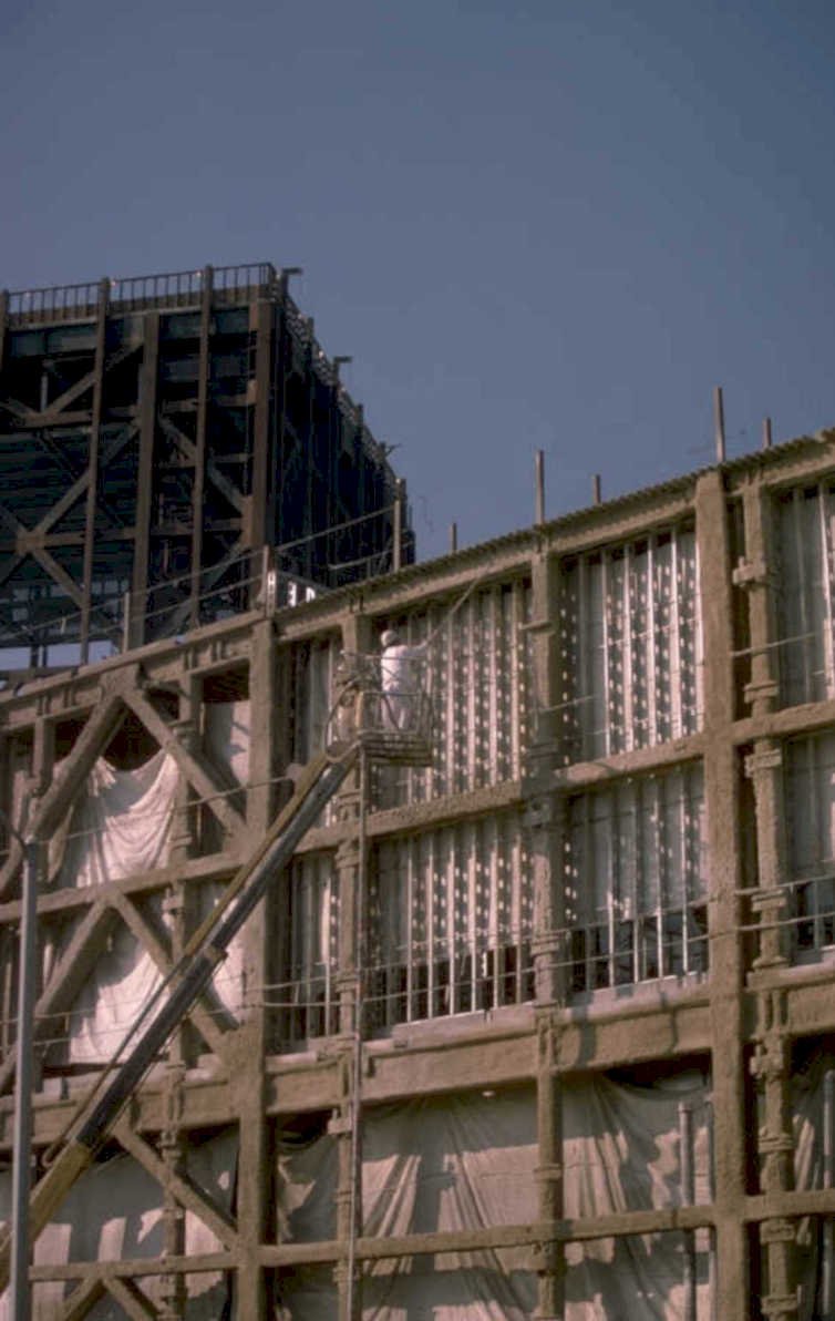 construction building paris 1980s 1990s A4 Photo Print
