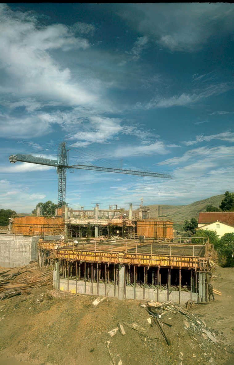 construction building tower 1 Vintage A4 Photo Print