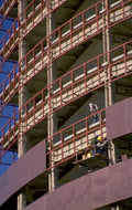 construction building workers 1980s 1990s A4 Photo Print