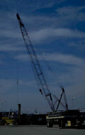 construction crane houston 1980s 1990s A4 Photo Print