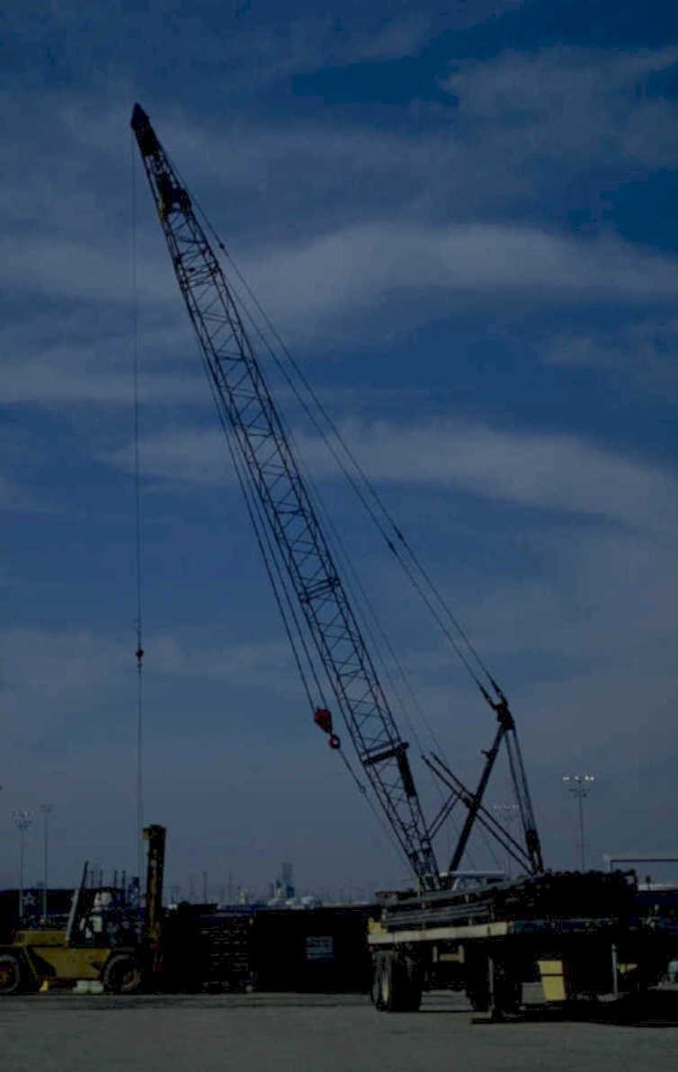 construction crane houston 1980s 1990s A4 Photo Print