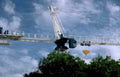 construction crane sky 1 Vintage A4 Photo Print