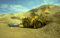 construction loader truck Vintage A4 Photo Print