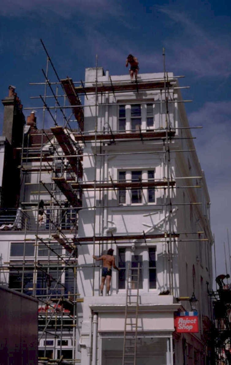 construction site london 1980s 1990s A4 Photo Print