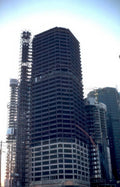 construction site manhattan Vintage A4 Photo Print