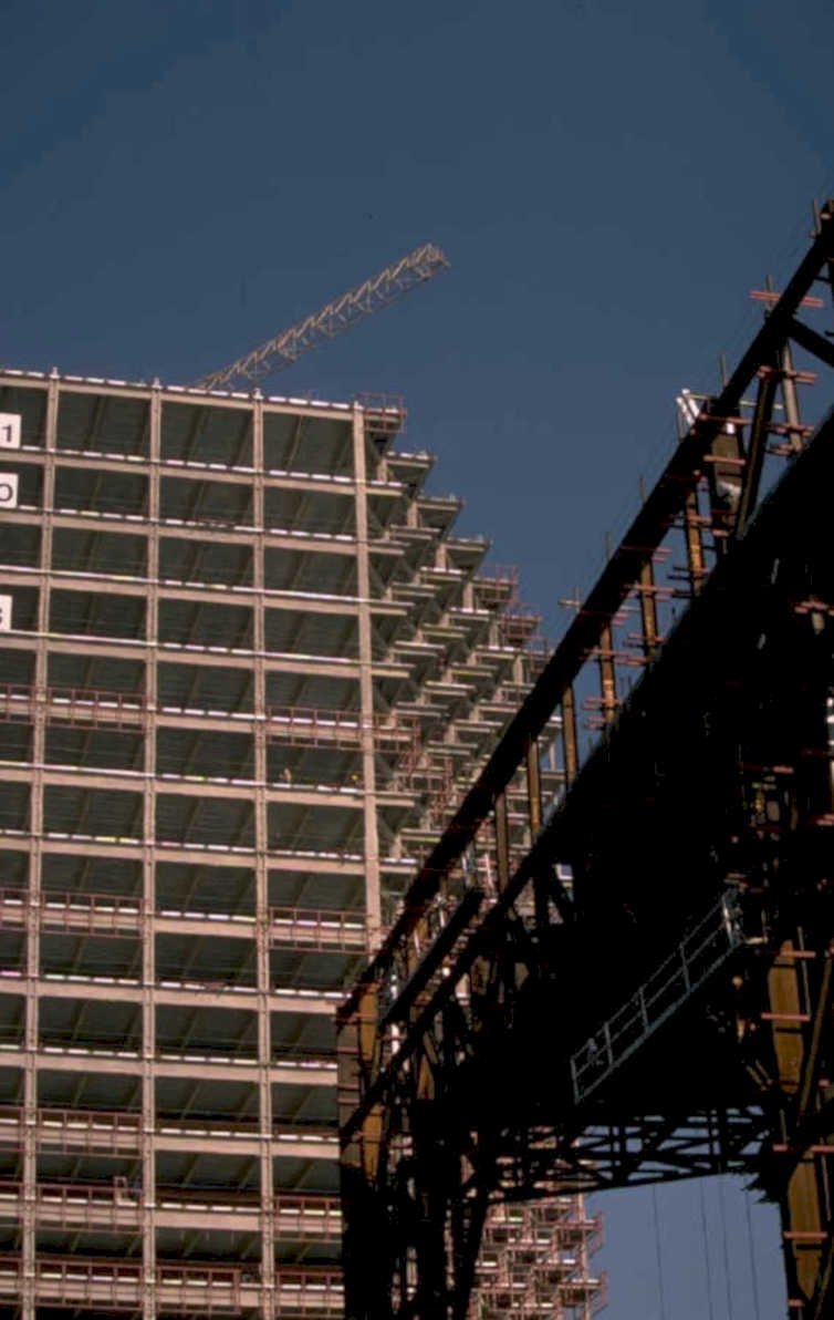 construction skyline 1998 1980s 1990s A4 Photo Print