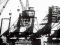 construction skyscraper crane1980s 1990s A4 Photo Print