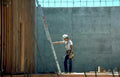 construction wall framing Vintage A4 Photo Print