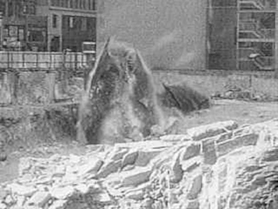 construction whale breach1980s 1990s A4 Photo Print