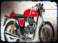 continental gt A4 Photo Print Motorbike Vintage Aged