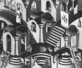 convex and concave mc escher 1955 A4 Photo Print
