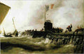 cooke calais pier sloop returning Art A4 Photo Print