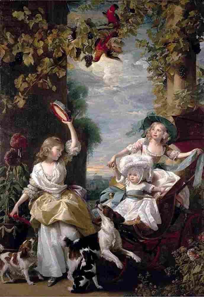 cop Daughters of King George III Art A4 Photo Print