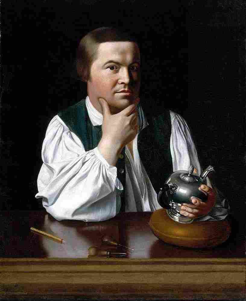 cop Paul Revere Art A4 Photo Print