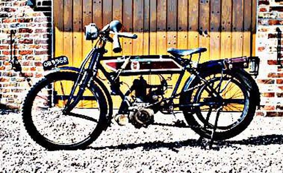 corah motorbike A4 Photo Print