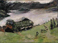 corinth lovis landscape at the walchensee Art A4 Photo Print