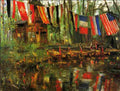 corinth lovis the new pond in the tiergarten berlin Art A4 Photo Print