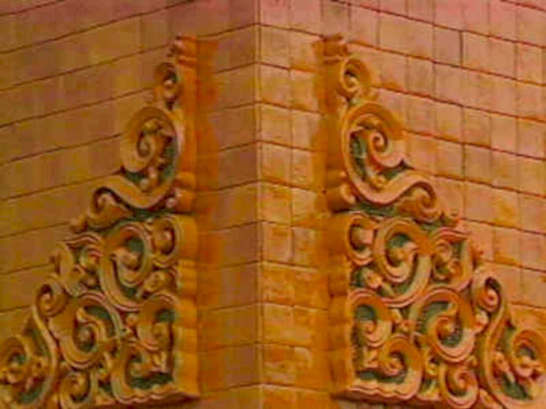 corner molding brick1980s 1990s A4 Photo Print