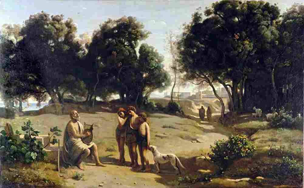 corot homer Art A4 Photo Print