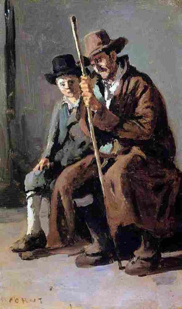 corot italians Art A4 Photo Print