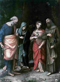corr Four Saints Saint Peter Saint Martha Saint Mary Magdalene Saint Leonhard Art A4 Photo Print