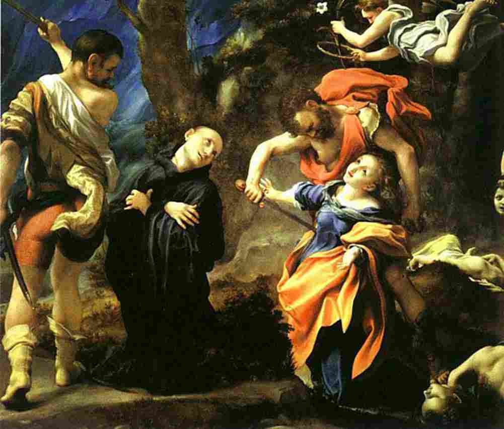corr Martyrdom of Four Saints Art A4 Photo Print