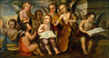 correa infant jesus with angelic musicians Art A4 Photo Print