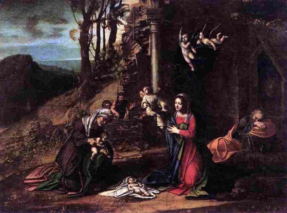 corregio NativityCorregio Art A4 Photo Print
