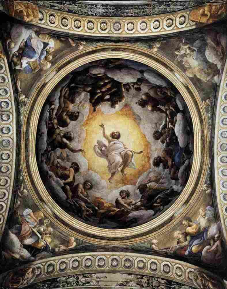 corregio Passing away of Saint John Art A4 Photo Print
