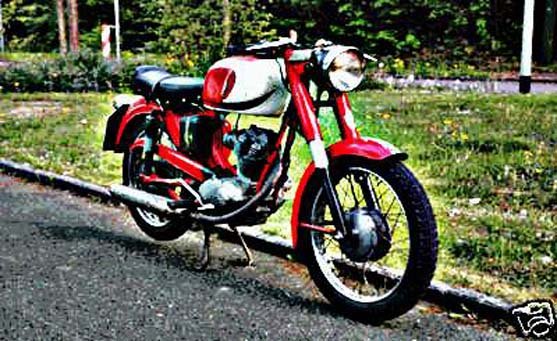 corsaro motorbike A4 Photo Print