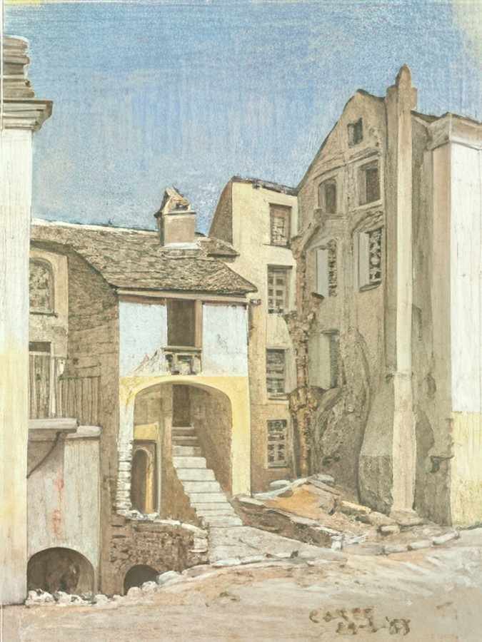 corte corsica mc escher 1933 A4 Photo Print