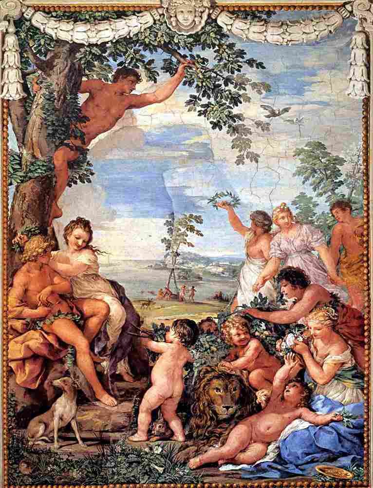 cortona the age of gold palazzo pitti Art A4 Photo Print