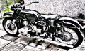 cossack motorbike A4 Photo Print