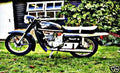 cossack voskhod motorbike A4 Photo Print
