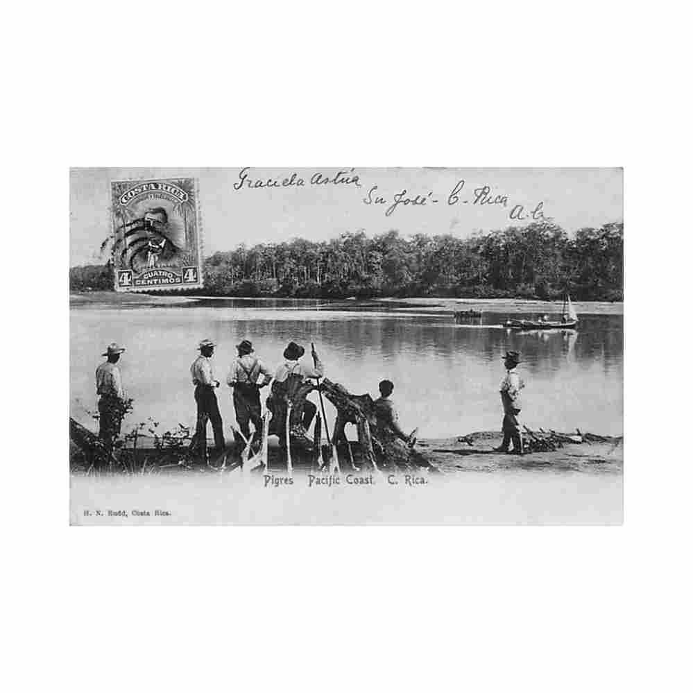 costa rica pigres pacific coast ed h n rudd Vintage A4 Photo Print