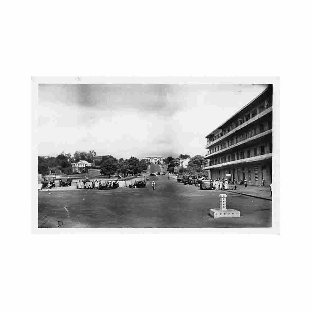 cote d ivoire abidjan montee vers les bureaux economiques ed pociello Vintage A4 Photo Print