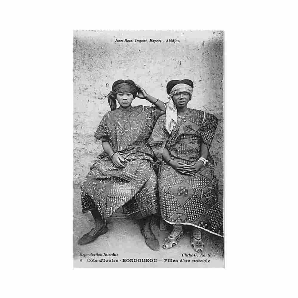 cote d ivoire bondoukou filles d un notable ed g kante j rose 6 Vintage A4 Photo Print