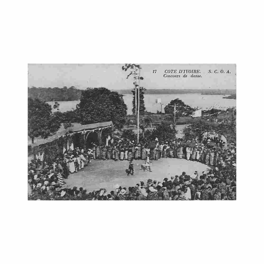 cote d ivoire concours de danse ed scoa 17 Vintage A4 Photo Print