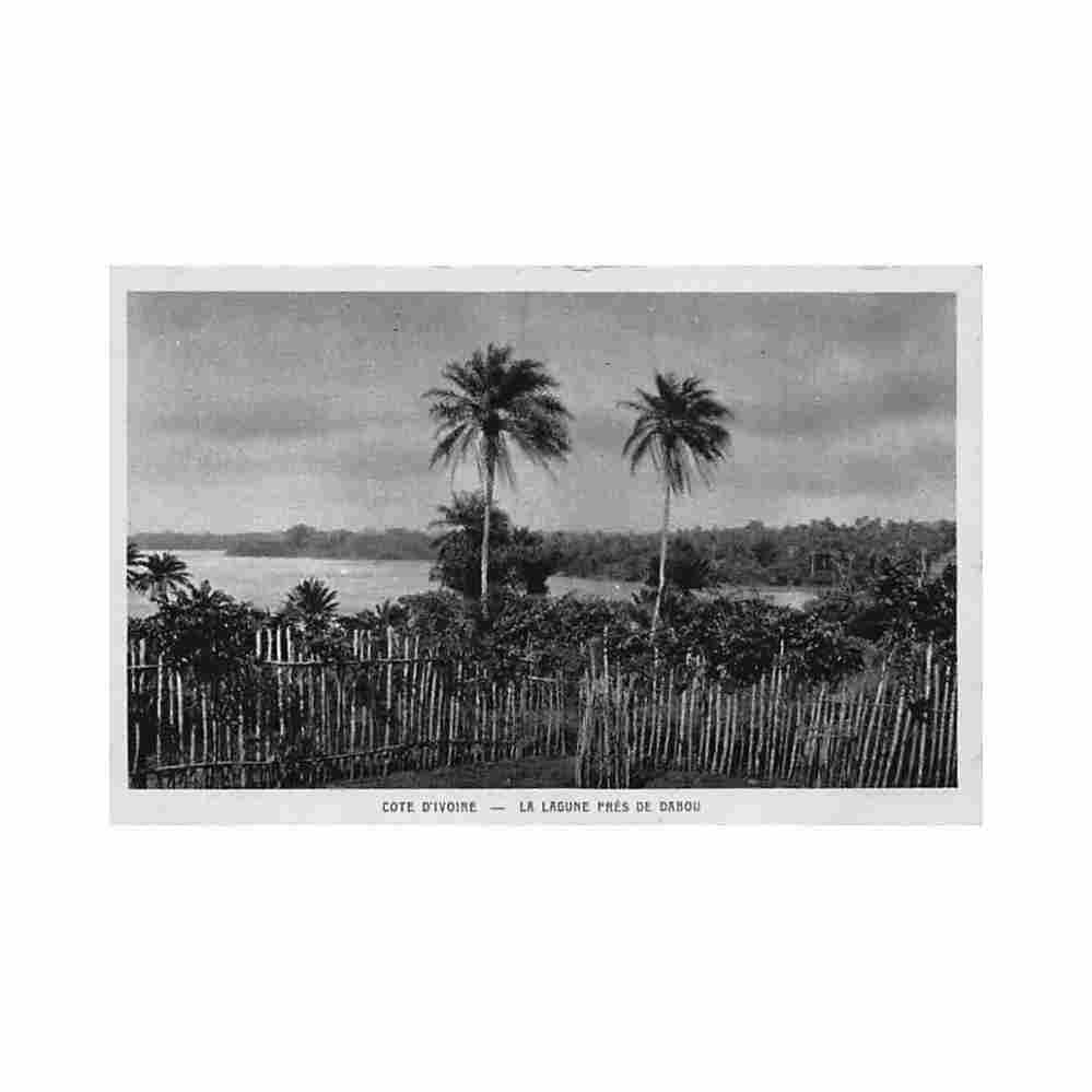 cote d ivoire la lagune pres de dabou ed missions evangeliques Vintage A4 Photo Print