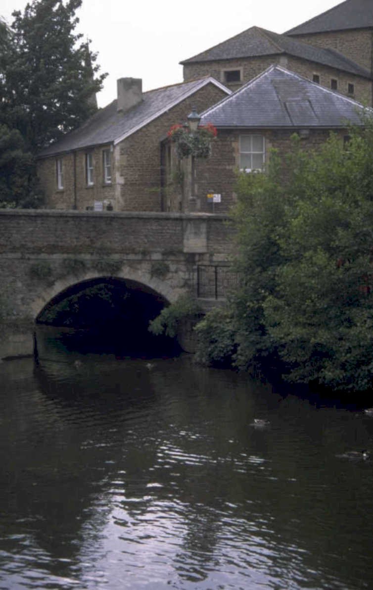 cotswolds building river 1980s 1990s A4 Photo Print
