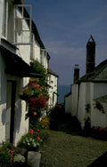 cottage street scene 1980s 1990s A4 Photo Print
