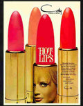 coty hot lips 1960s Advert A4 Photo Print