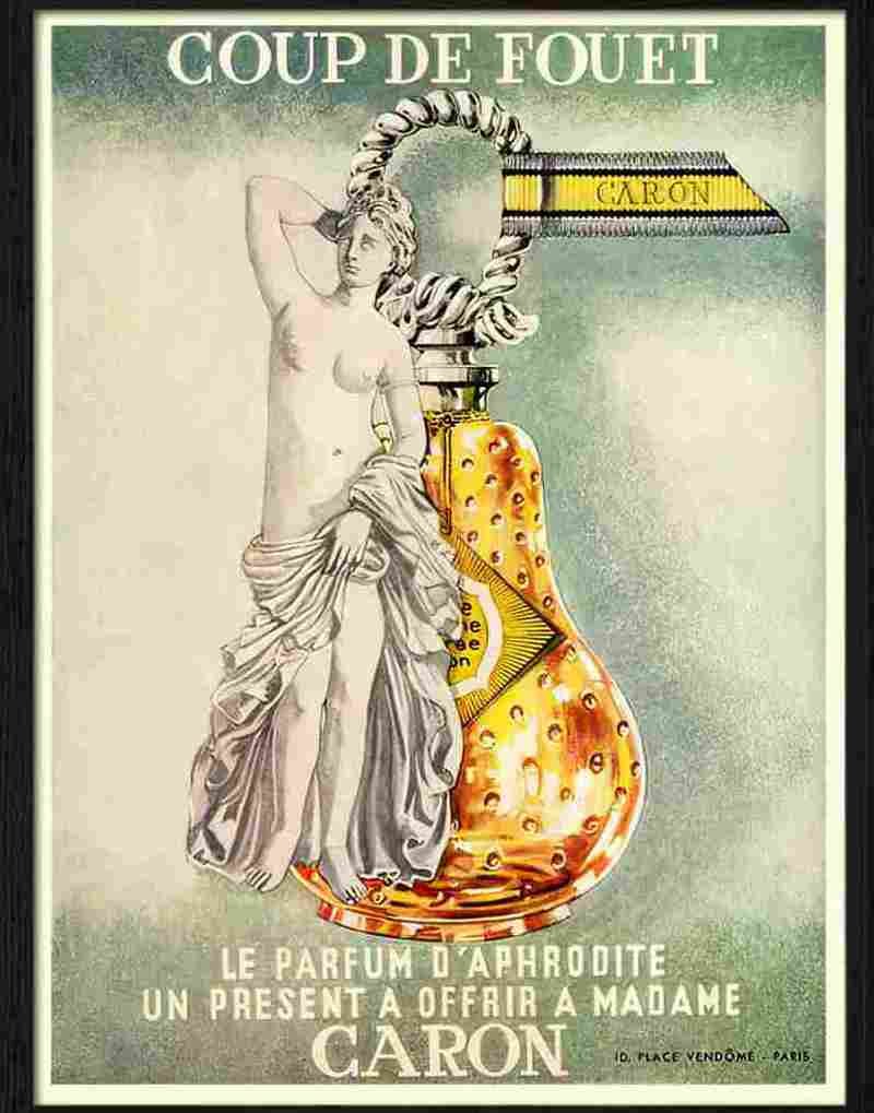 coup de fouet madame caron 1958 Advert A4 Photo Print